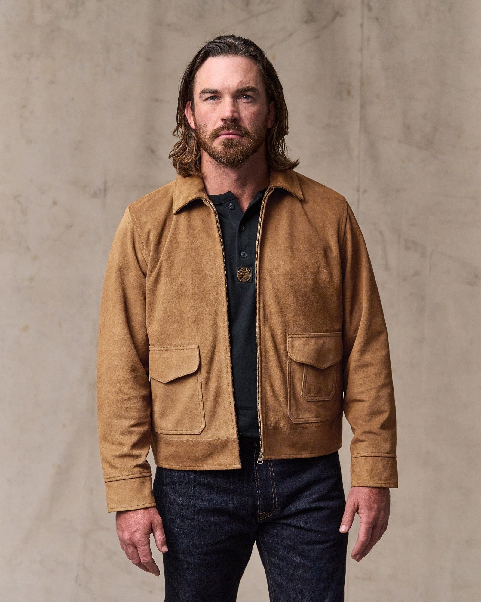 Leather Hadlock Jacket