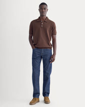 No-Sweat Polo | Dark Mahogany