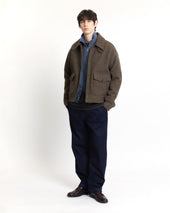 Cinch Back Work Pants Denim