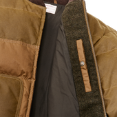 Down Bomber Jacket - Dark Tan