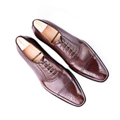 The Straight Toe Cap Oxford With Brogued Adelaide