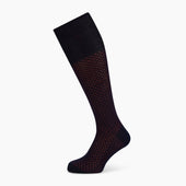 Red Motif Long Socks