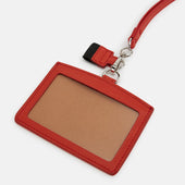 Red Id Card Holder