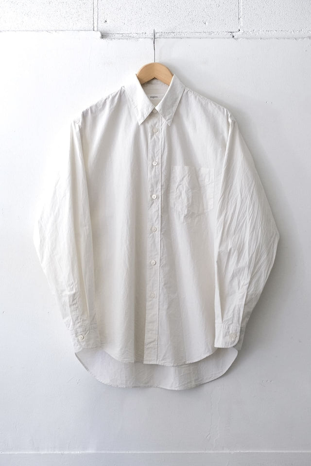 FUJITO Snap B.D Shirt Ivory Stripe,Sax Stripe | Directors Web Shop powered by BASE