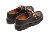 MICHAEL 1950/MARCHE MARRON-NUB GRINGO/TOILE EBENE