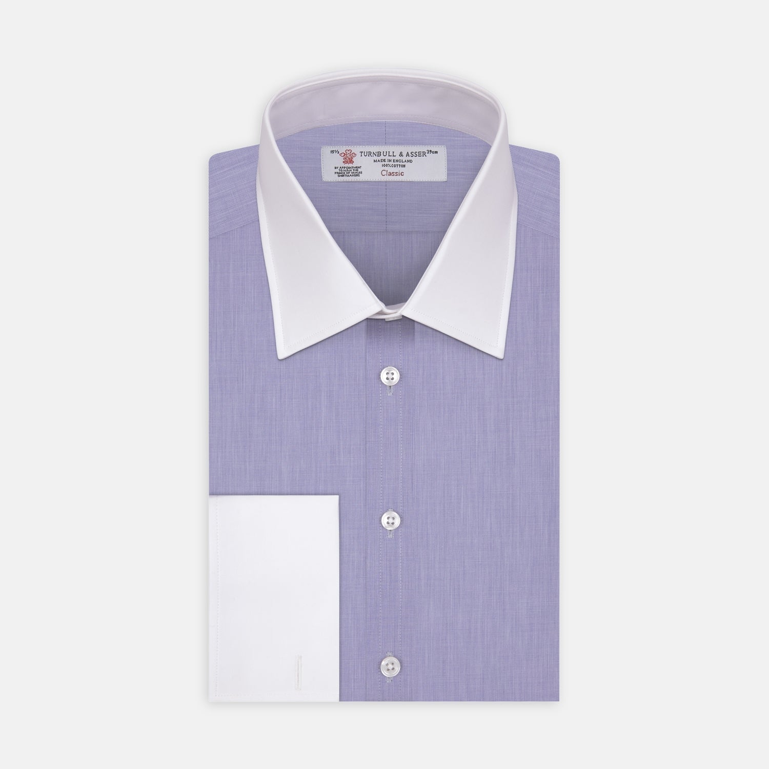 The Wall Street Shirt with White T&A Collar as seen on Gordon Gekko