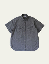 FUJITO S/S Fatigue Shirt Mix Black,Mix Blue | Directors Web Shop powered by BASE