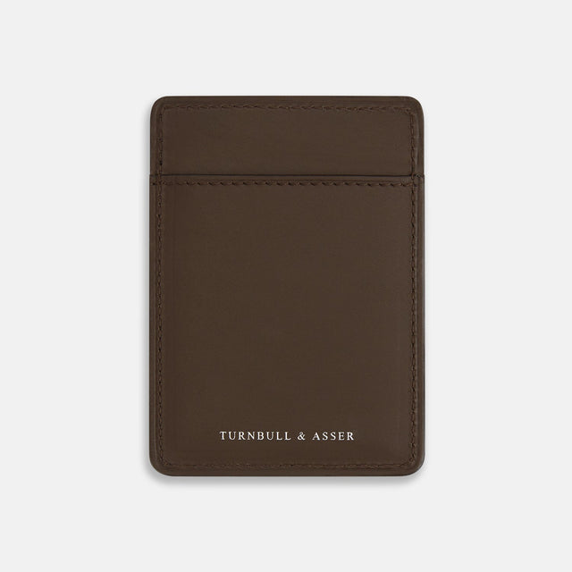Dark Chocolate Two-slot Card Case
