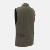 Collared Linen Waistcoat