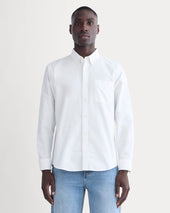 The Slim Oxford Shirt | White | Tall