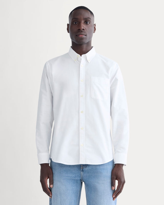 The Slim Oxford Shirt | White | Tall