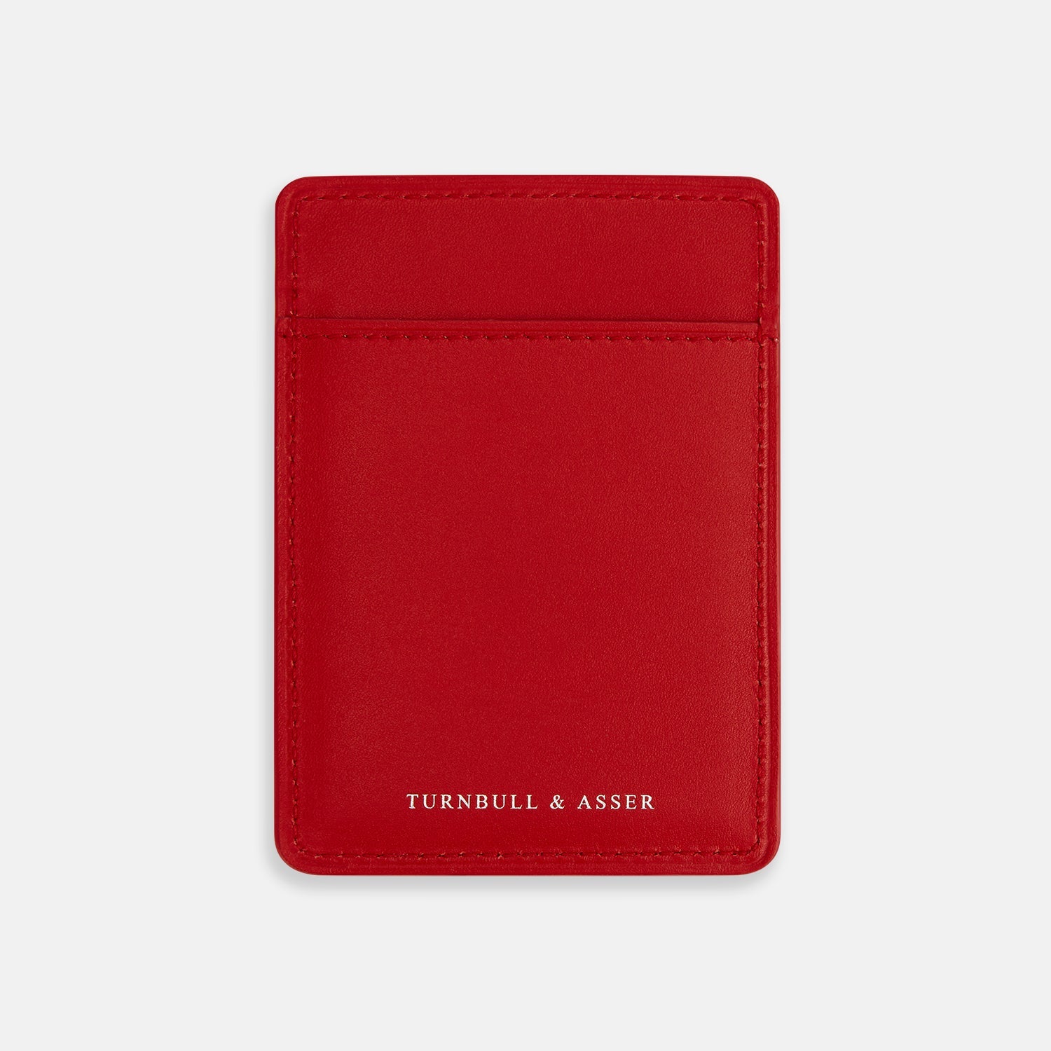 Red Two Slot Card Case