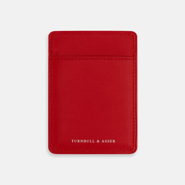 Red Two-slot Card Case