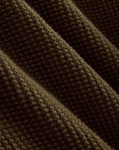 Waffle Rollneck Crew in Everyday Cotton | Cocoa