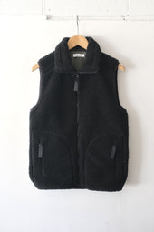 Fujito Fleece Vest Green Black Directors Web Shop Powered By Base