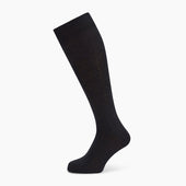 Brown Dash Striped Long Socks