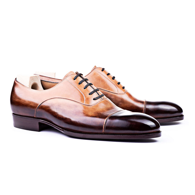The Straight Cap Toe Oxford - Airbrush Antiquisato!