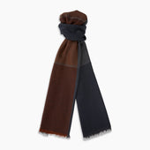 And Navy Cashmere Scarf