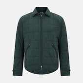 Battersea Forest Green Quilted Jacket