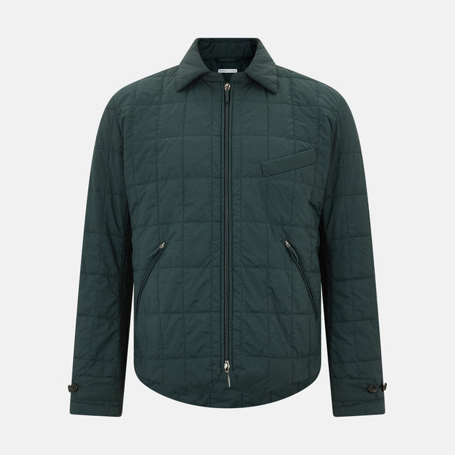 Battersea Forest Green Quilted Jacket