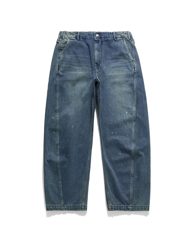 CINCH BACK CURVED PANTS / VINTAGE INDIGO