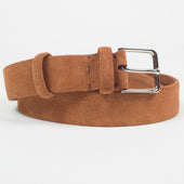 Ruggine Light Rust Suede Tubular Dress Belt