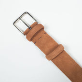 Ruggine Light Rust Suede Tubular Dress Belt