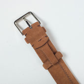 Ruggine Light Rust Suede Tubular Dress Belt