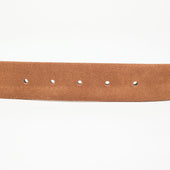 Ruggine Light Rust Suede Tubular Dress Belt