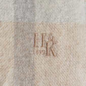 Pane Check Cashmere Shawl