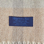 Pane Check Cashmere Shawl