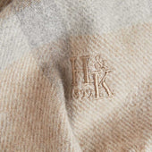 Pane Check Cashmere Shawl