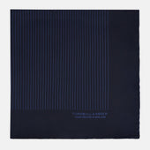 Stripe Silk Pocket Square