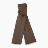 And Grey Melange Cashmere Scarf