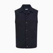 Collared Single Breasted Waistcoat