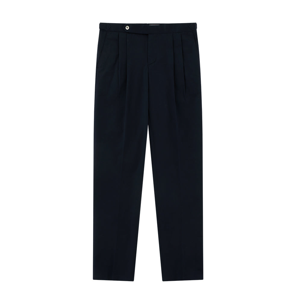 Essential Gaberdine Cotton 2pleats Easy Chino