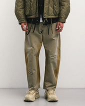Damaged Carpenter Pants Vintage Beige