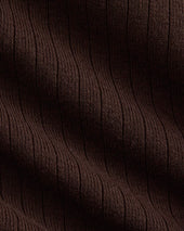 Textured Knit Tee | Coffee Bean
