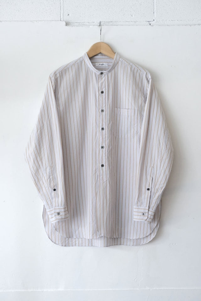 FUJITO Officer Shirt Orange Stripe | Directors Web Shop powered by BASE