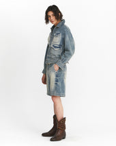 Cinch Back Curved Shorts Light