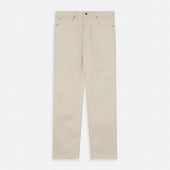 Ecru Sanforized Denim Jeans