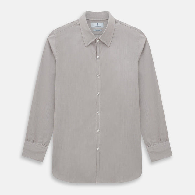 BROWN MICRO GRAPH CHECK WESTMINSTER SHIRT
