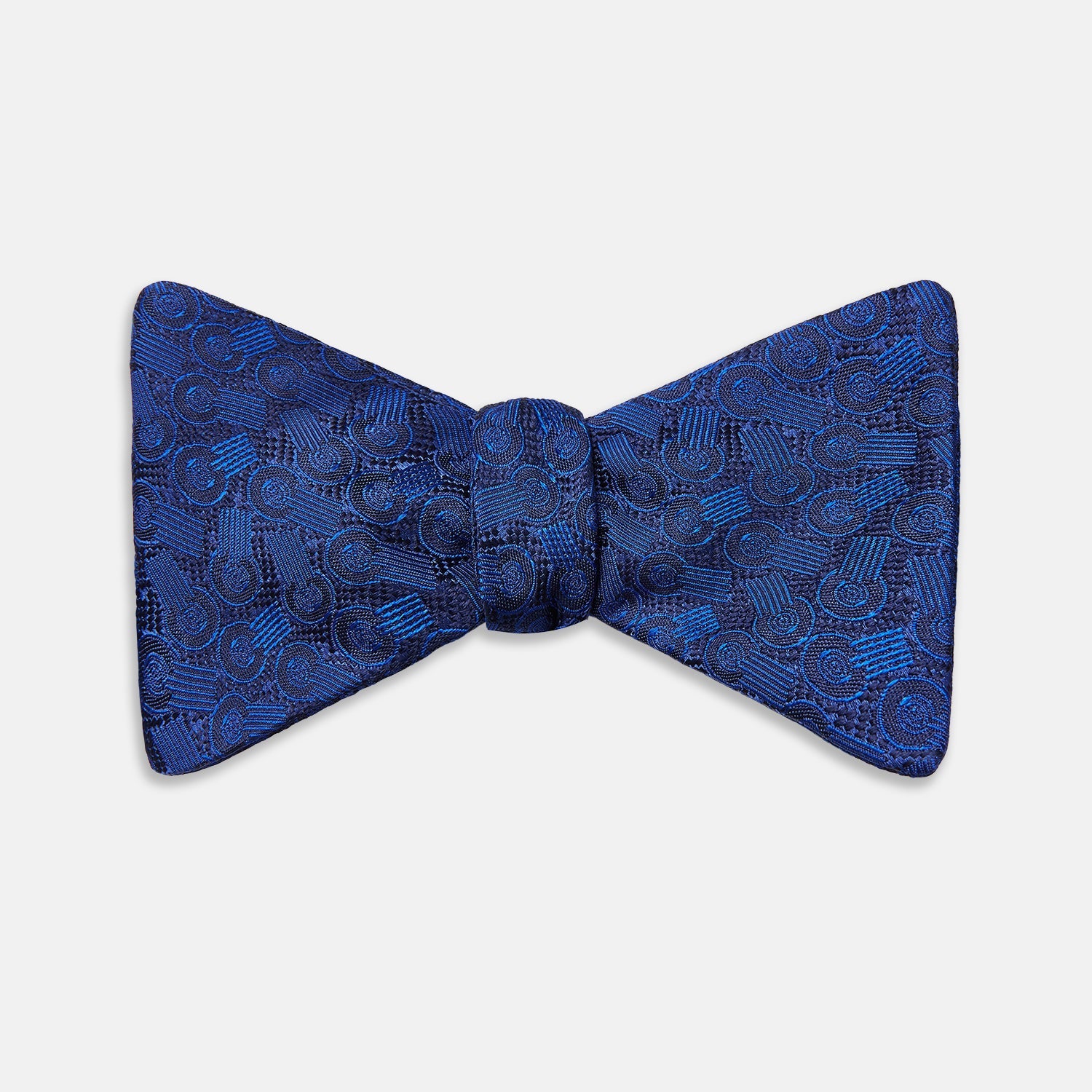 Electric Motif Silk Bow Tie