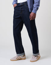 Felix Rinse Wash Selvedge Loose Fit Denim Jeans