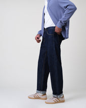 Felix Rinse Wash Selvedge Loose Fit Denim Jeans
