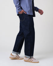 Felix Rinse Wash Selvedge Loose Fit Denim Jeans