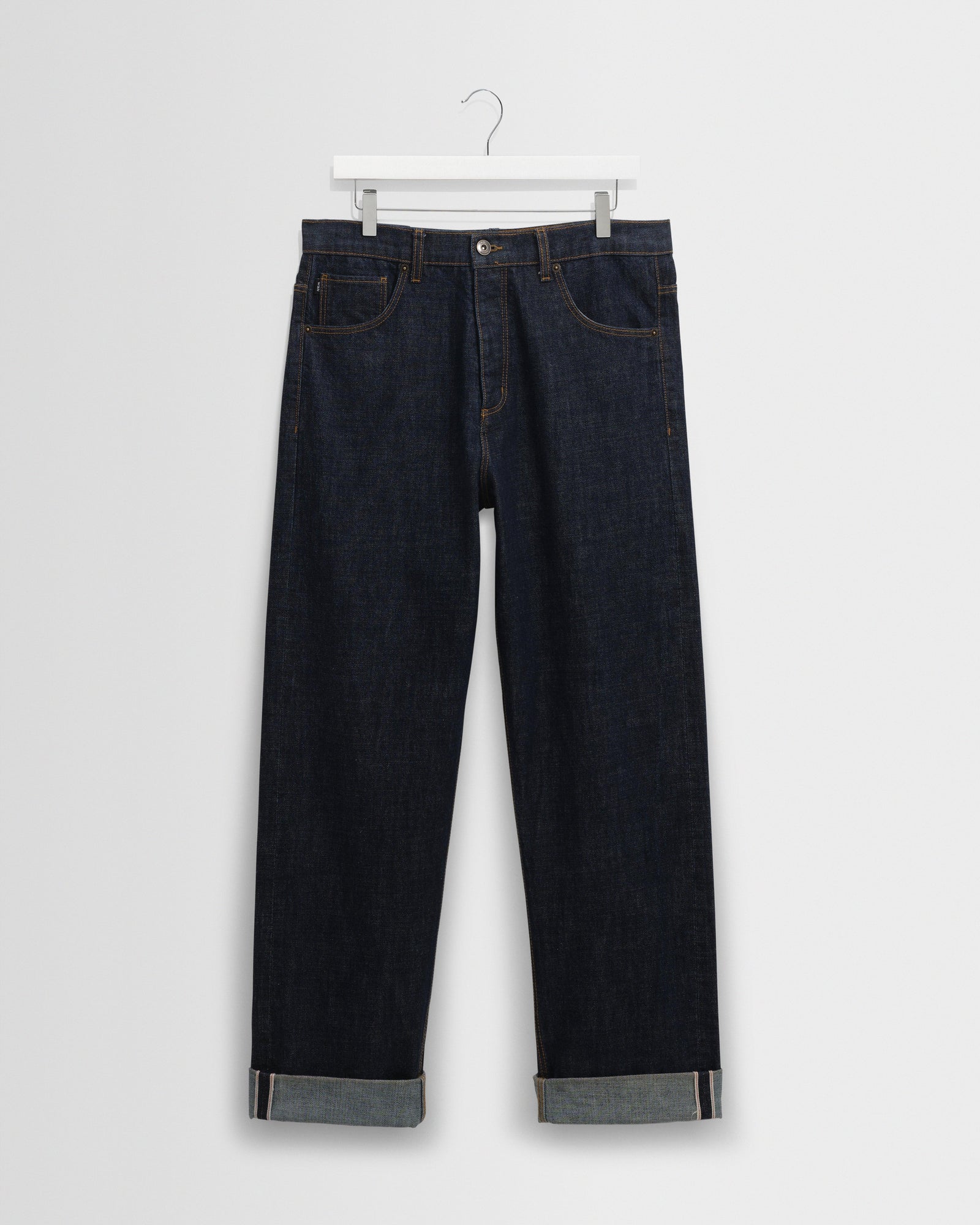 Felix Rinse Wash Selvedge Loose Fit Denim Jeans