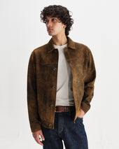 Fen Tonal Suede Jacket