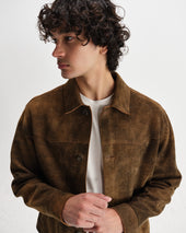 Fen Tonal Suede Jacket
