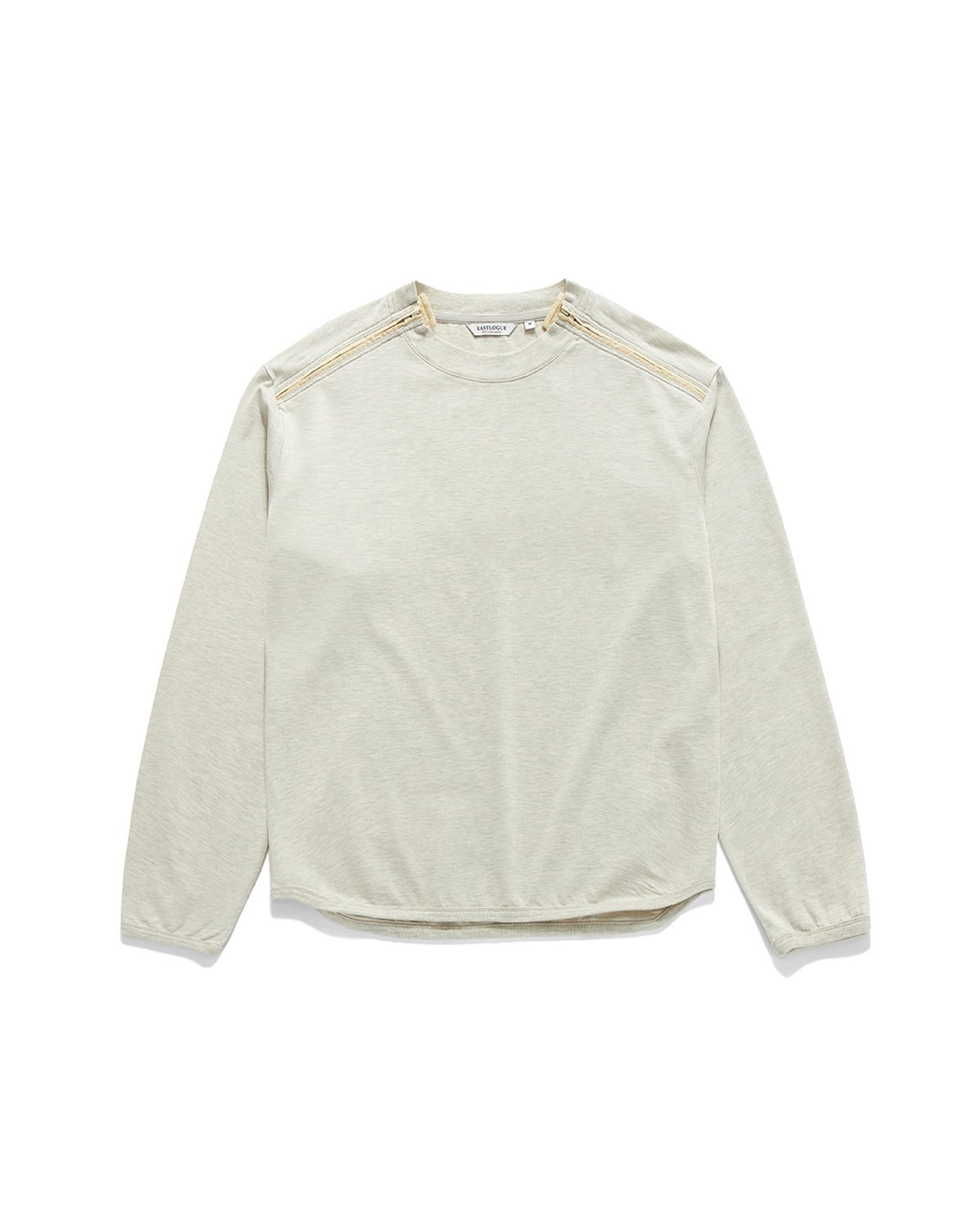 Army Double Zip L S T Shirts Oatmeal